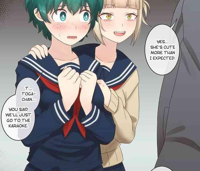 deku and toga cover